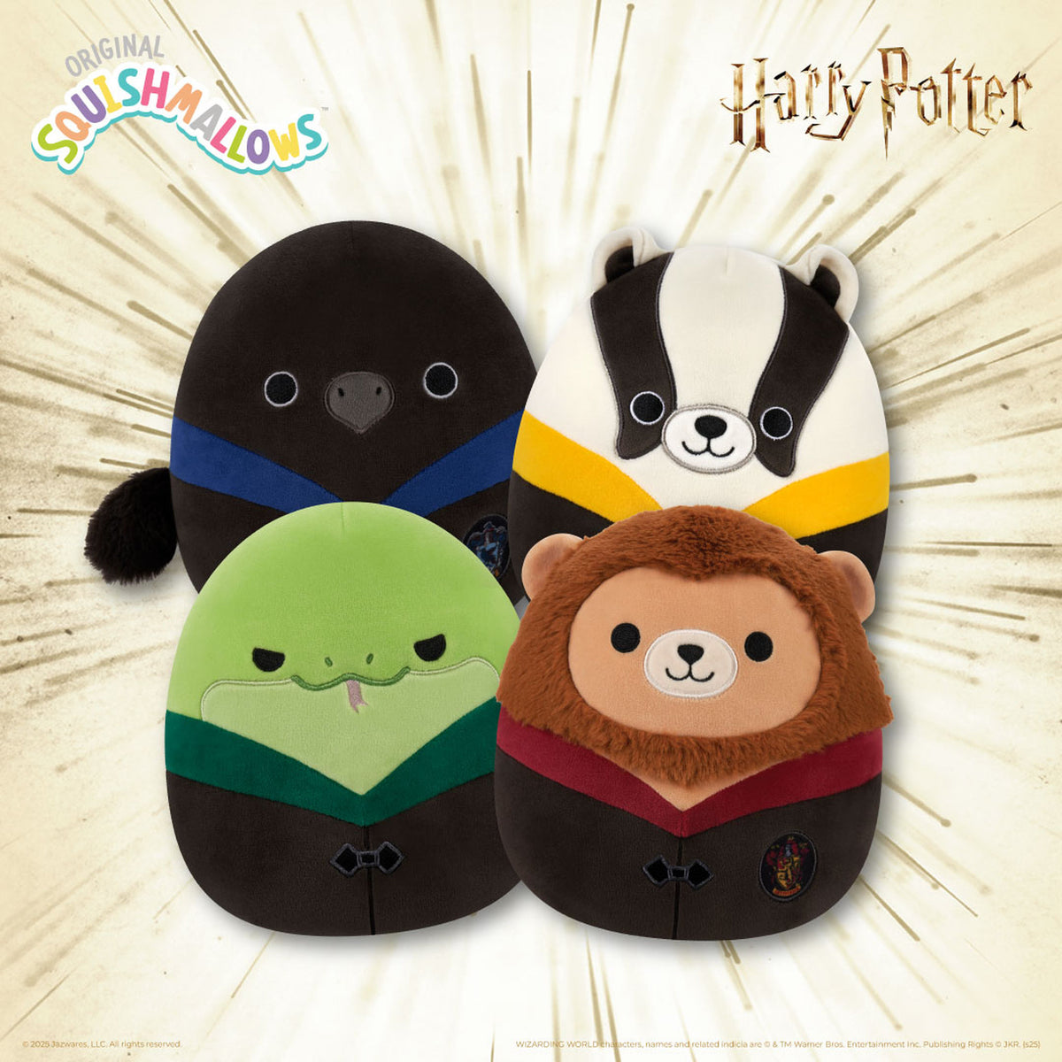 Squishmallows Original 8 Inch Harry Potter Series 24 Plush Ravenclaw Raven