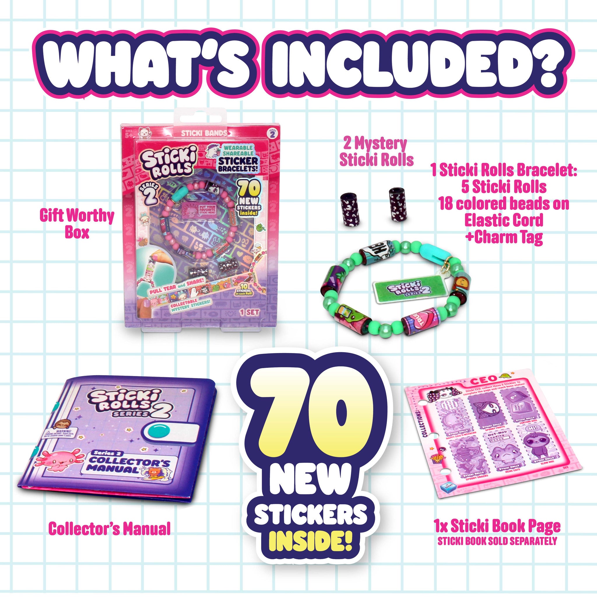 Sticki Rolls S2 Sticki Bands Single Set