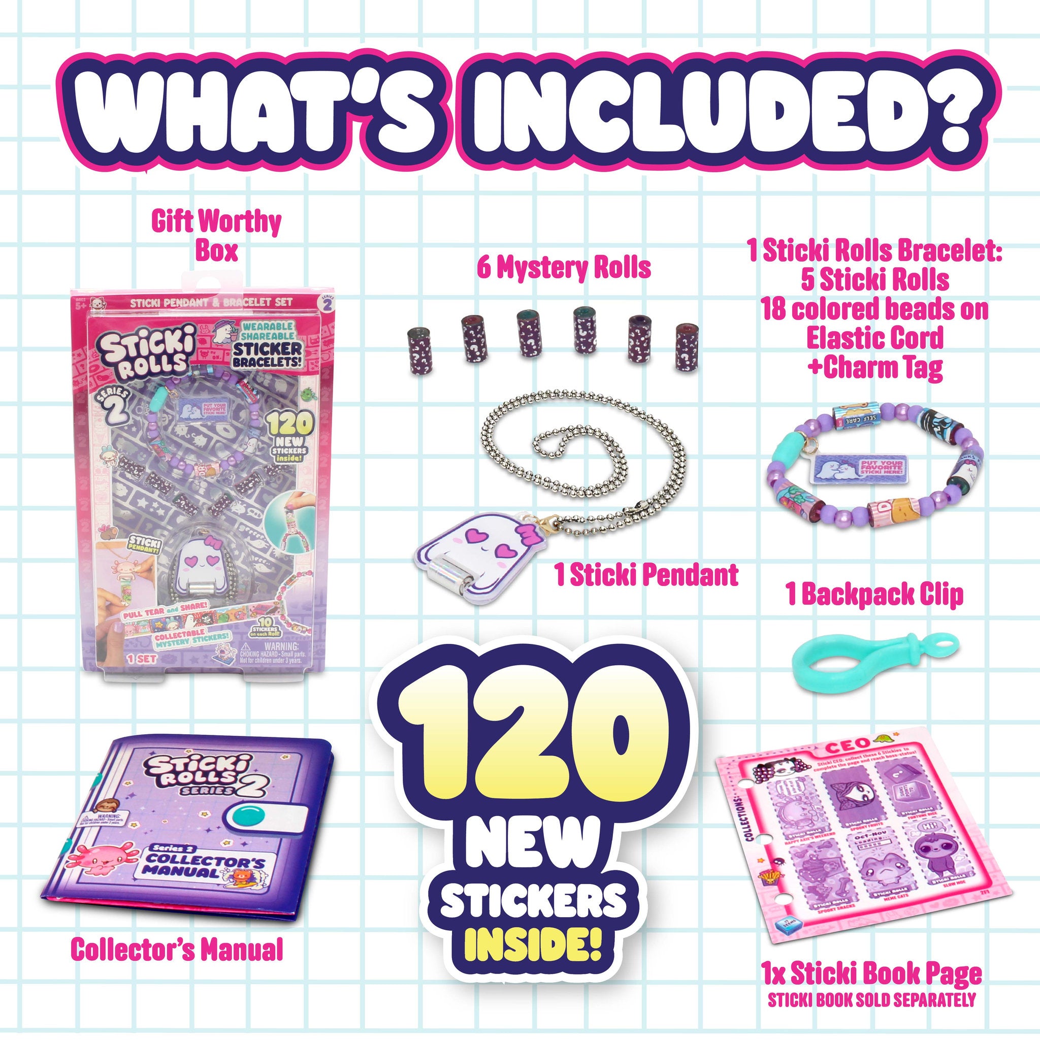 Sticki Rolls S2 Sticki Pendant