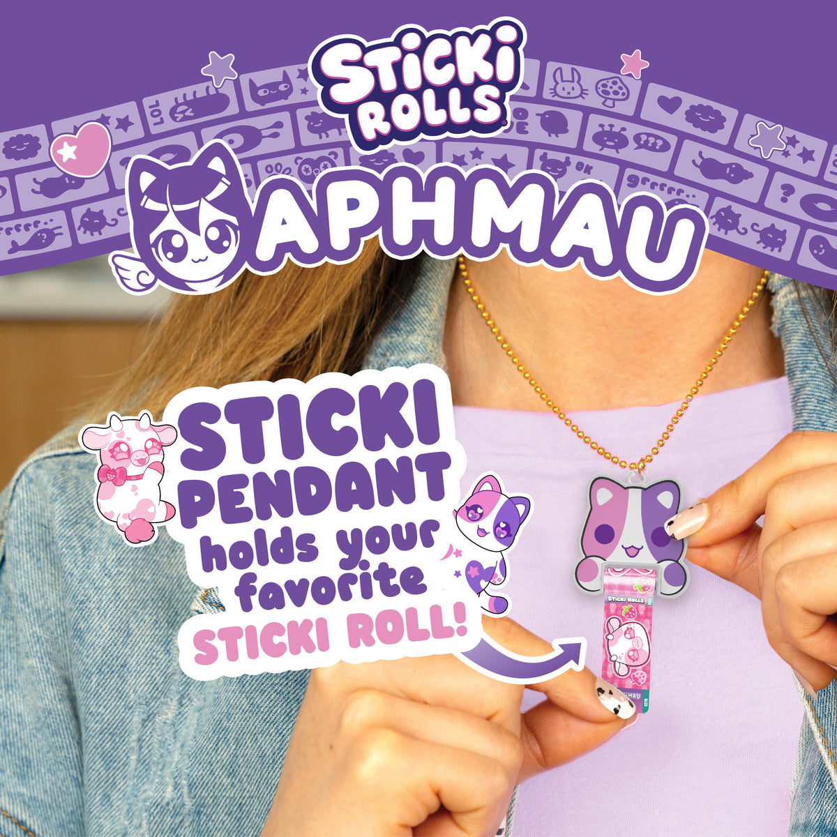 Minecraft Stiky Roles Sticki Rolls Aphmau Sticki Pendant – Toyworld NZ