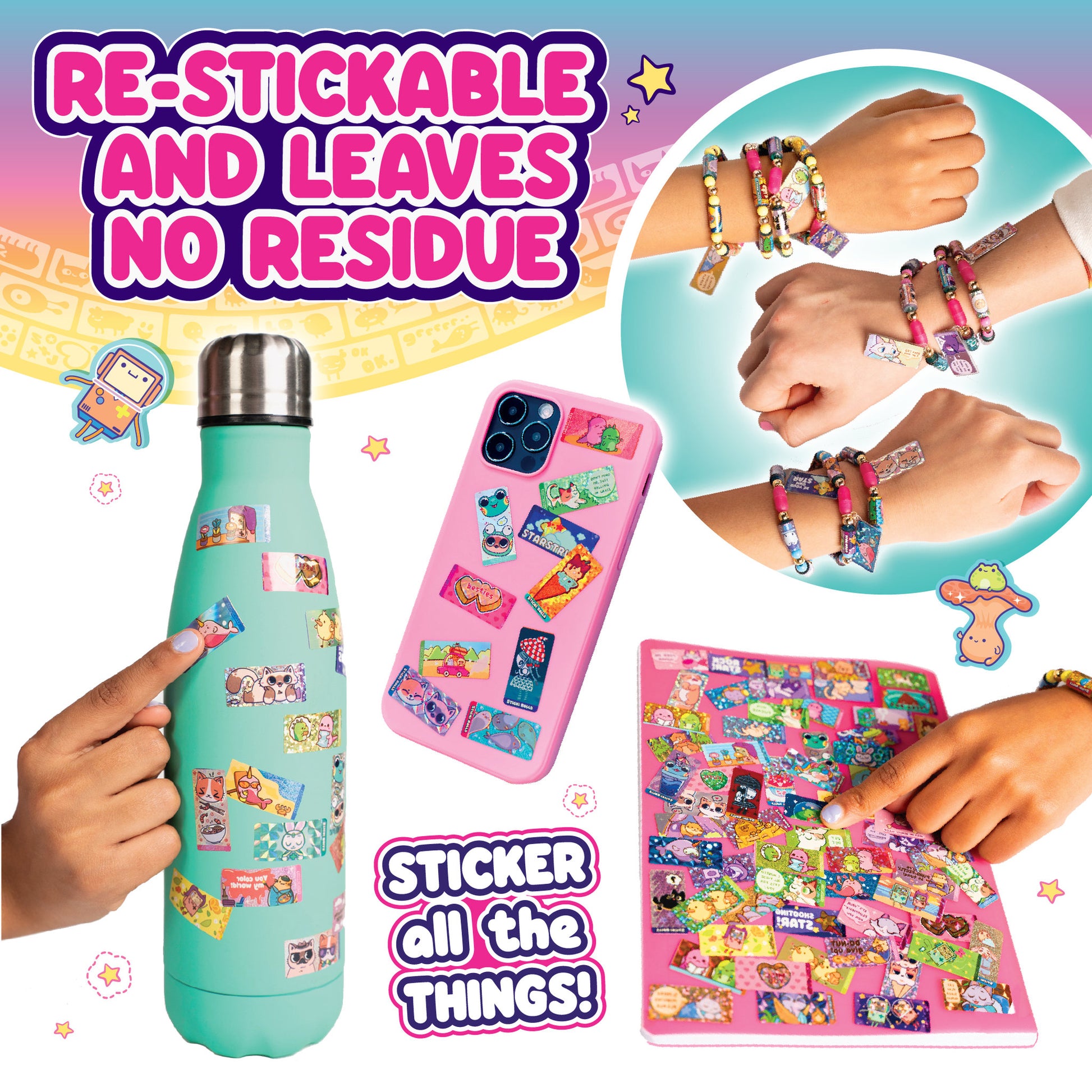 Sticki Rolls S2 Anna & Erin BFF Bracelets 2pk - Toyworld NZ