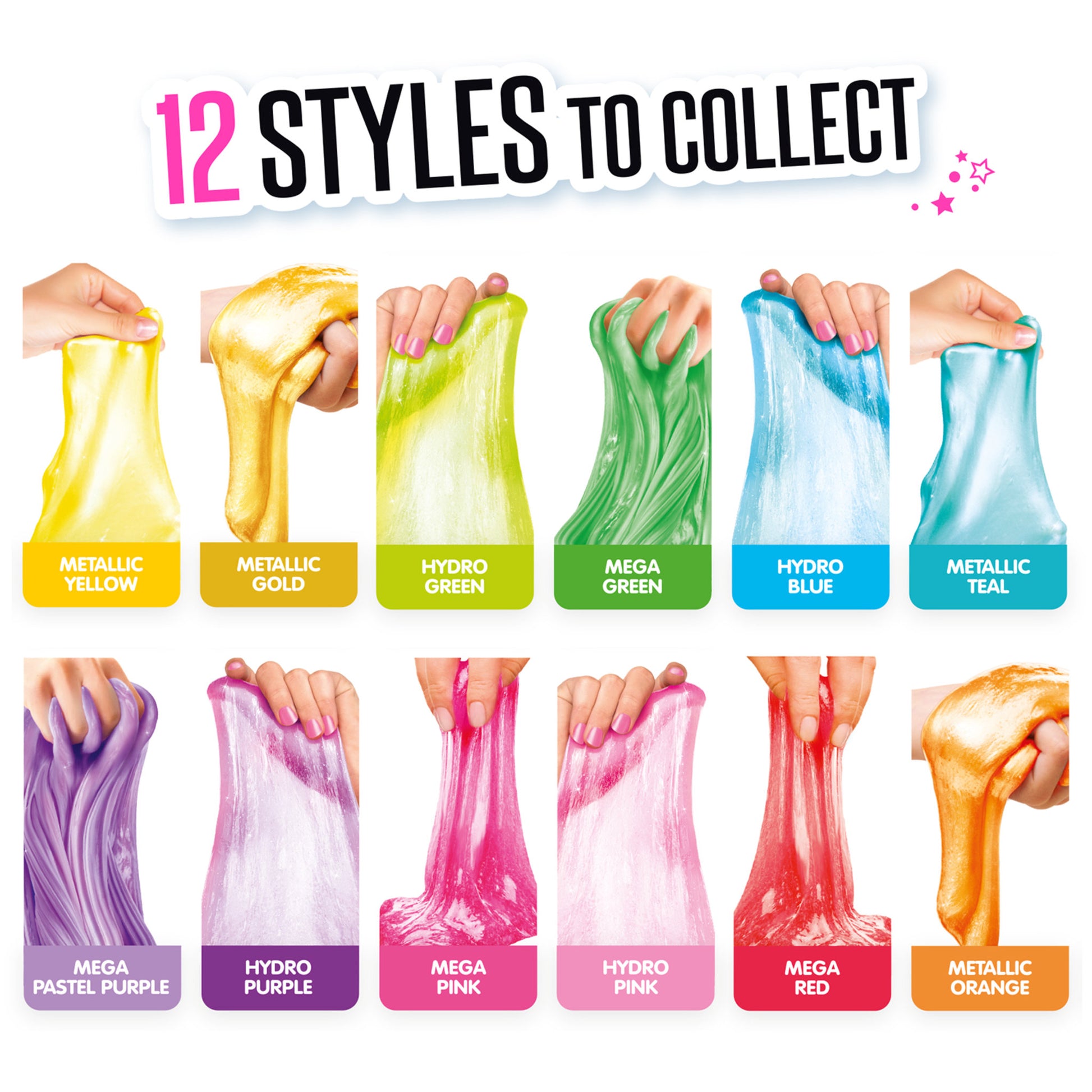 12 styles to collect of So Slime Pot Assorted Styles