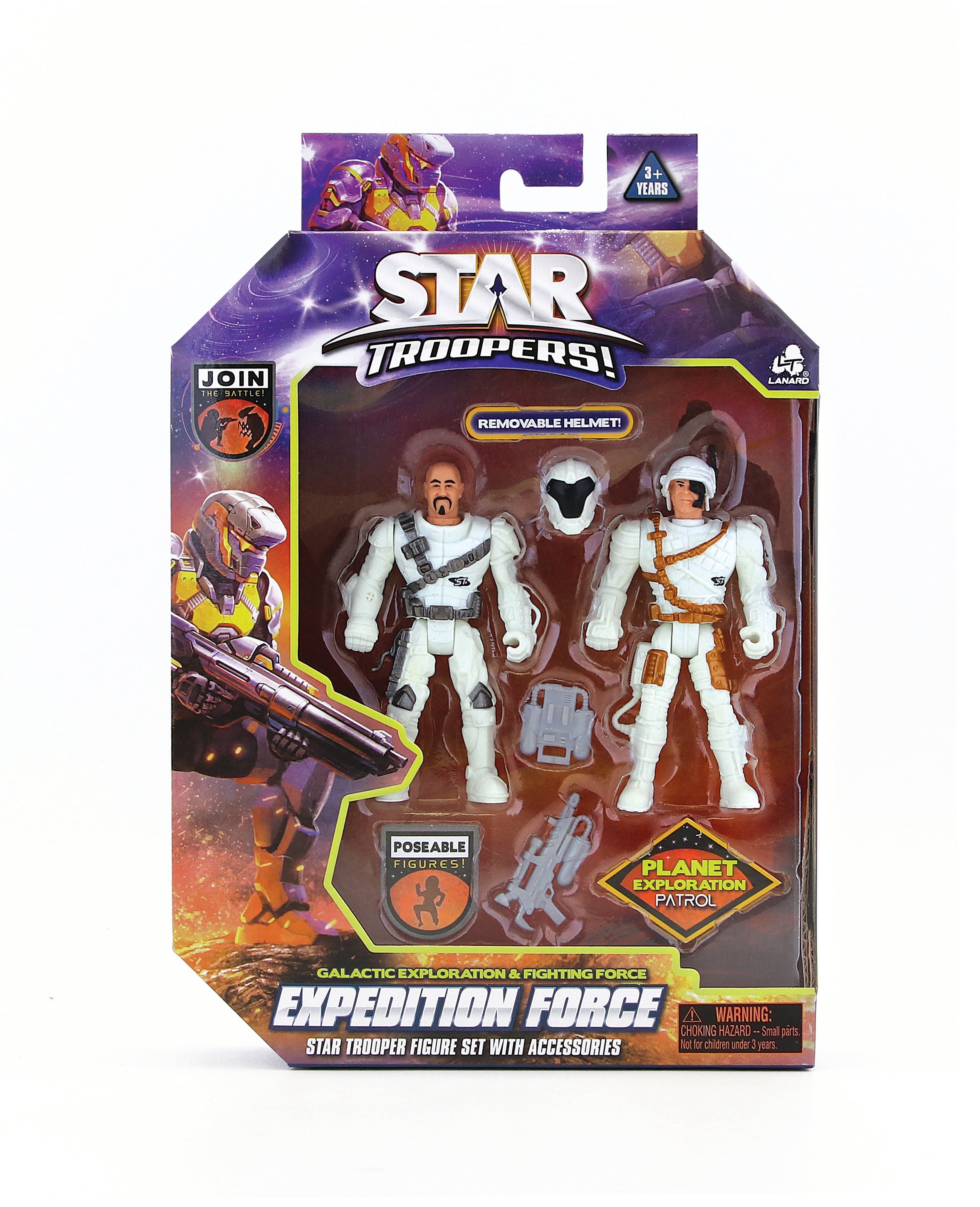 STAR TROOPERS! EXPEDITION FORCE FIGURE SET WITH ACCESSORIES SET A