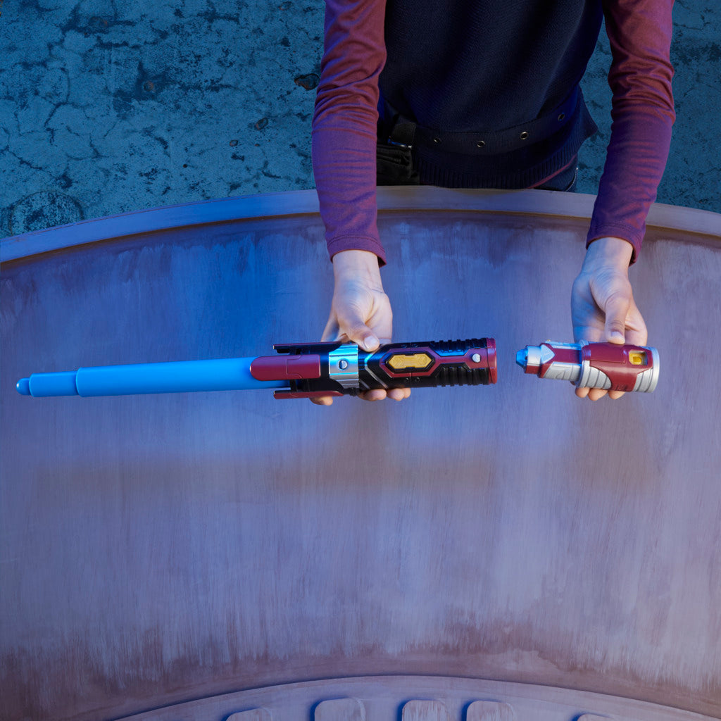 Star Wars Lightsaber Forge Anakin Skywalker Extendable Blue Lightsaber