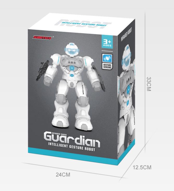 Subotech Remote Control Guardian Police Robot With Weapon