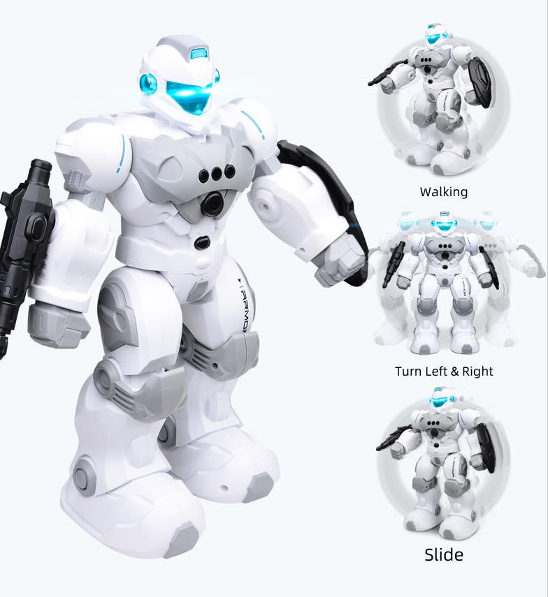Subotech Remote Control Guardian Police Robot With Weapon