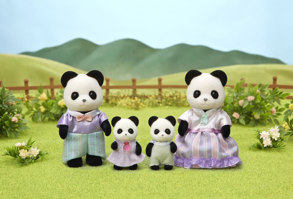 Sylvanian Families Pookie Panda Family