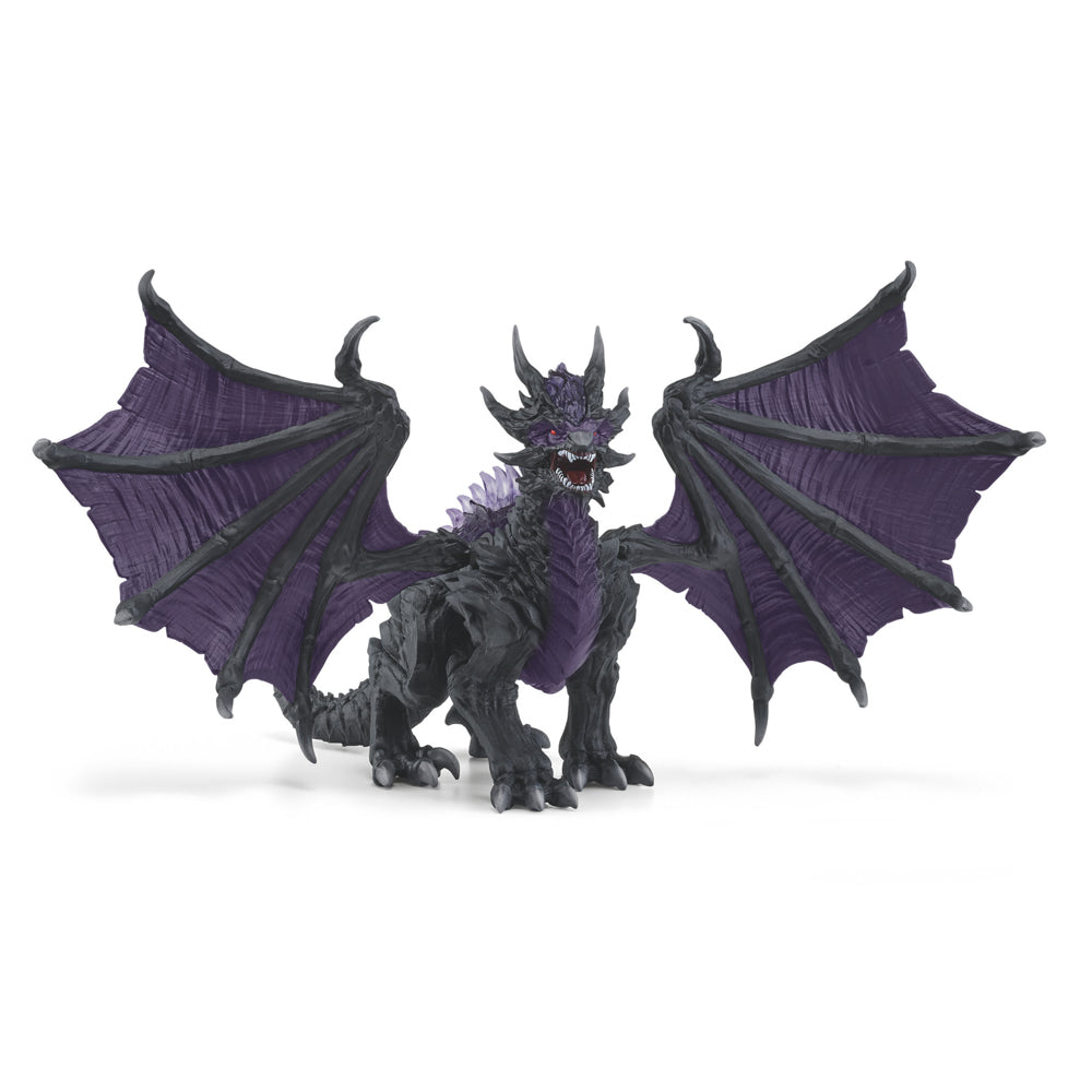 Schleich Eldrador Shadow Purple Dragon toy.