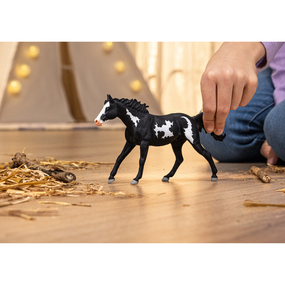 Schleich Paint Horse Gelding Black & White - Toyworld NZ