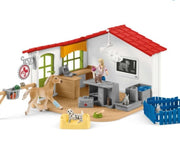 Schleich Farm World Veterinarian Practise With Pets Set