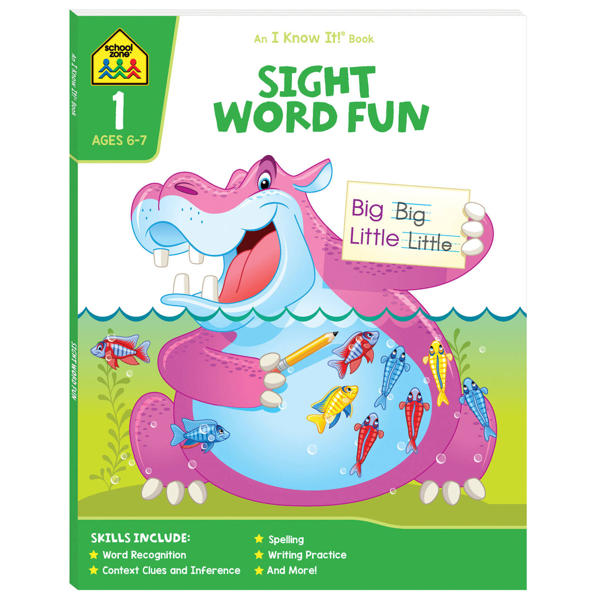 School Zone Sight Word Fun - Learn to Spell book.