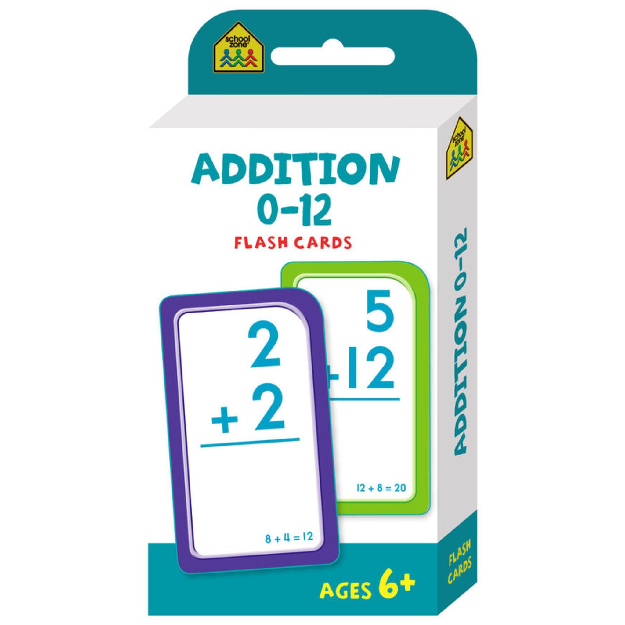 School Zone Flash Cards Addition 0 - 12