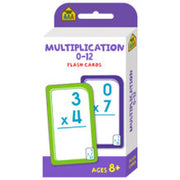 School Zone Flash Cards Multiplication 0 - 12