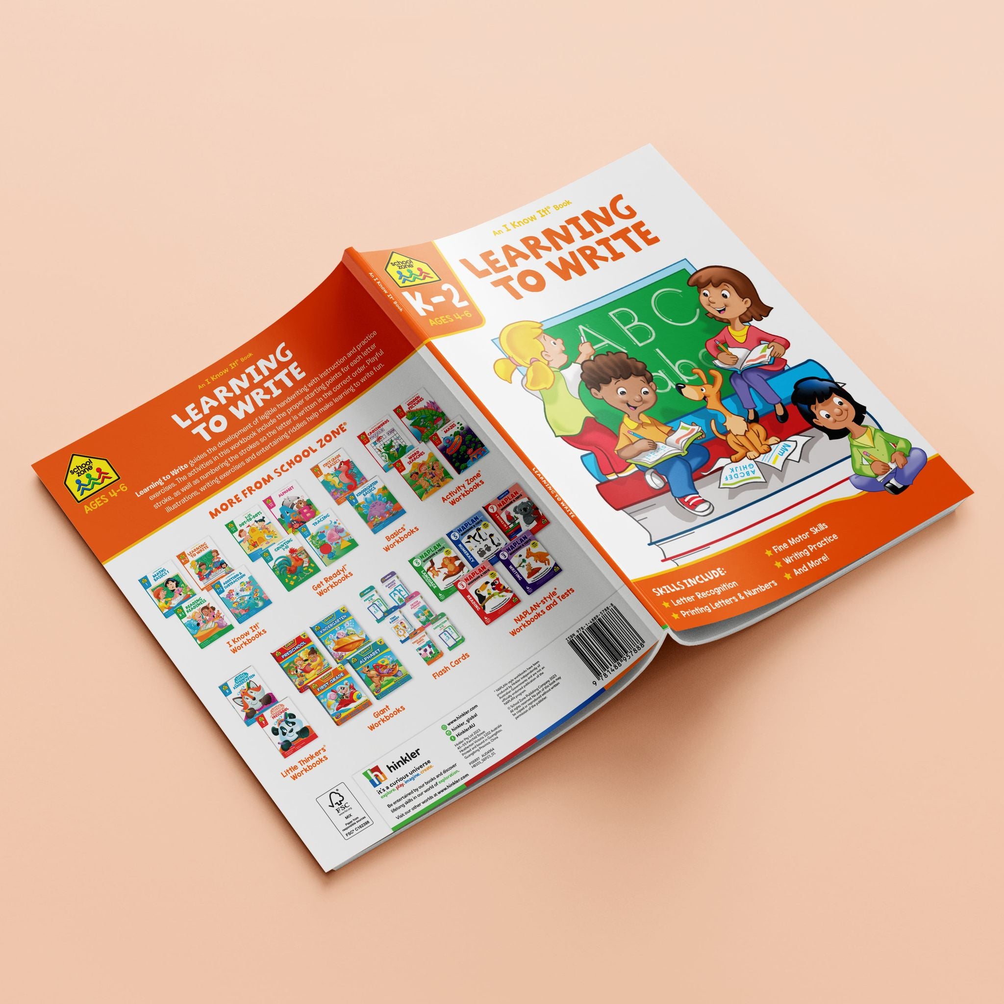 School Zone I Know It! Learning to Write