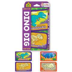 SCHOOL ZONE CARD GAME DINO DIG