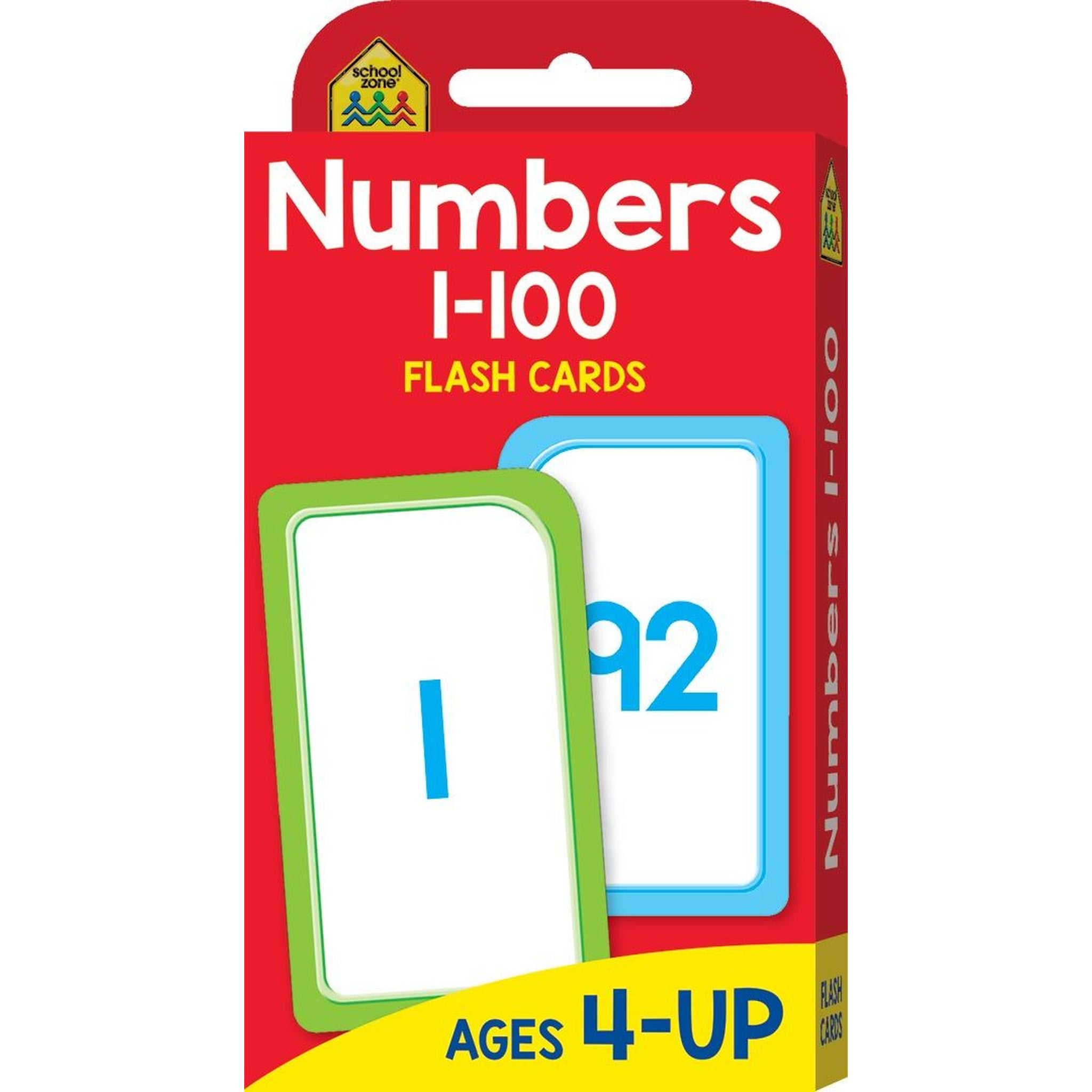 School Zone Flash Cards Numbers 1-100