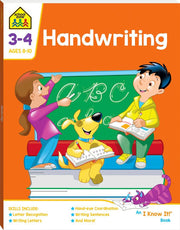 School Zone I Know It Handwriting Workbook