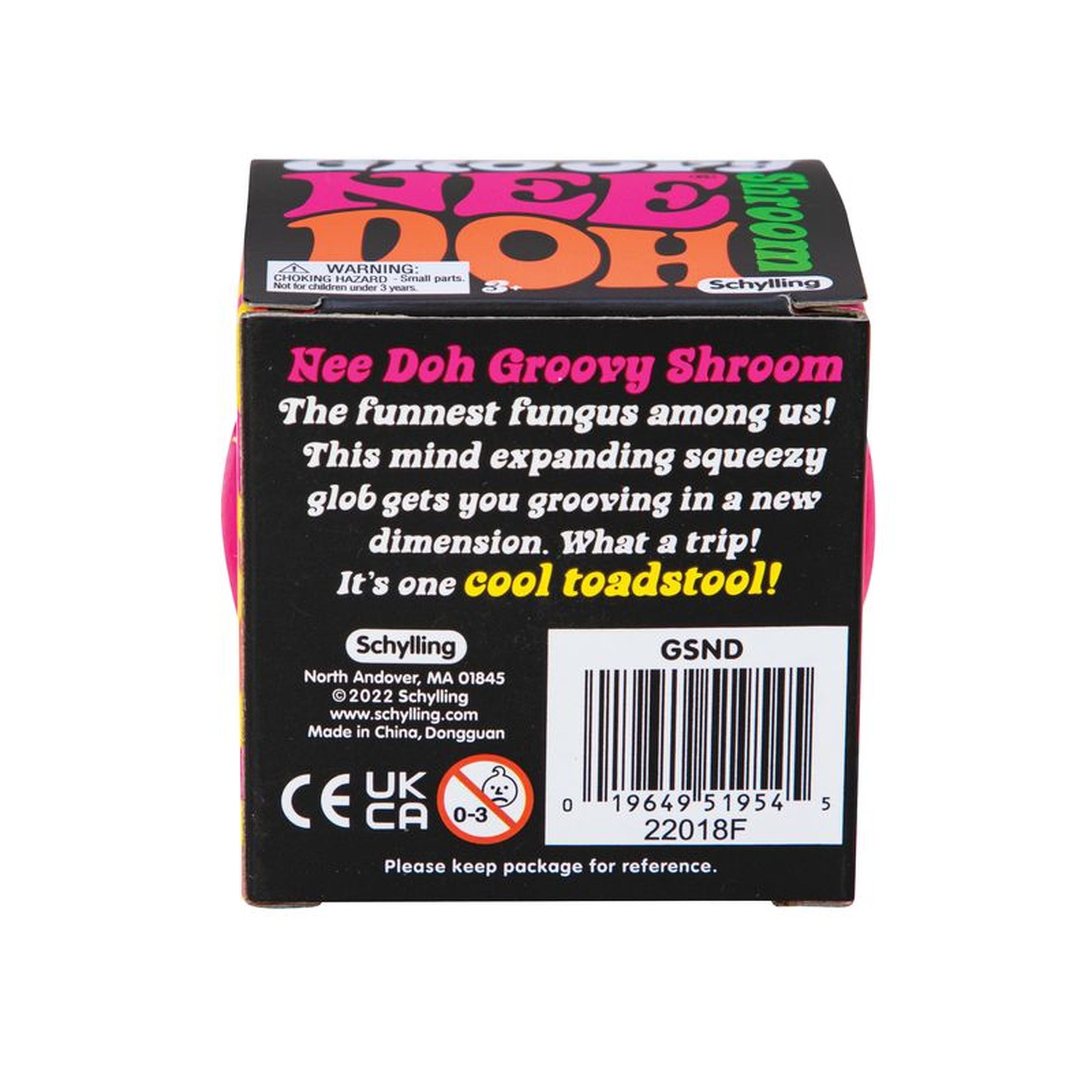 Schylling Groovy Shroom NeeDoh Assorted Styles