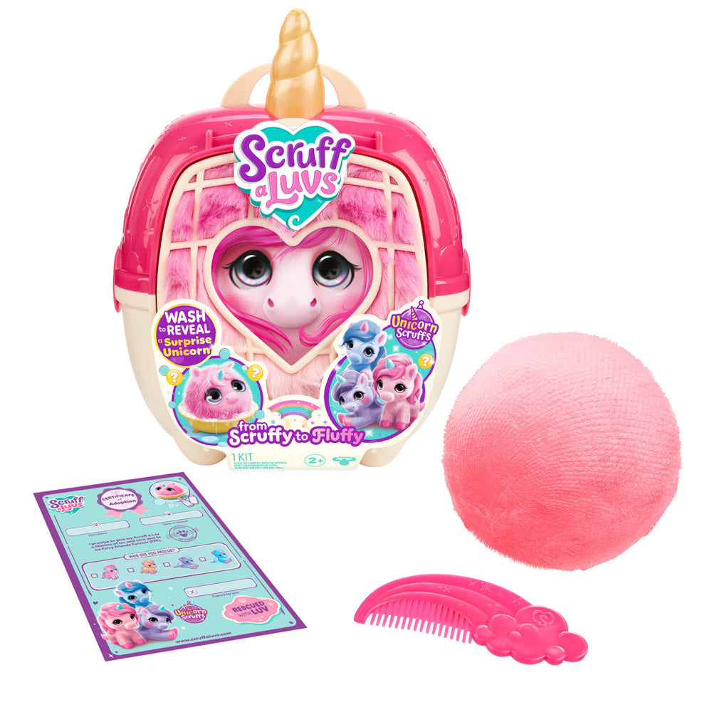 Scruff a Luvs Mystery Rescue Plush Unicorn