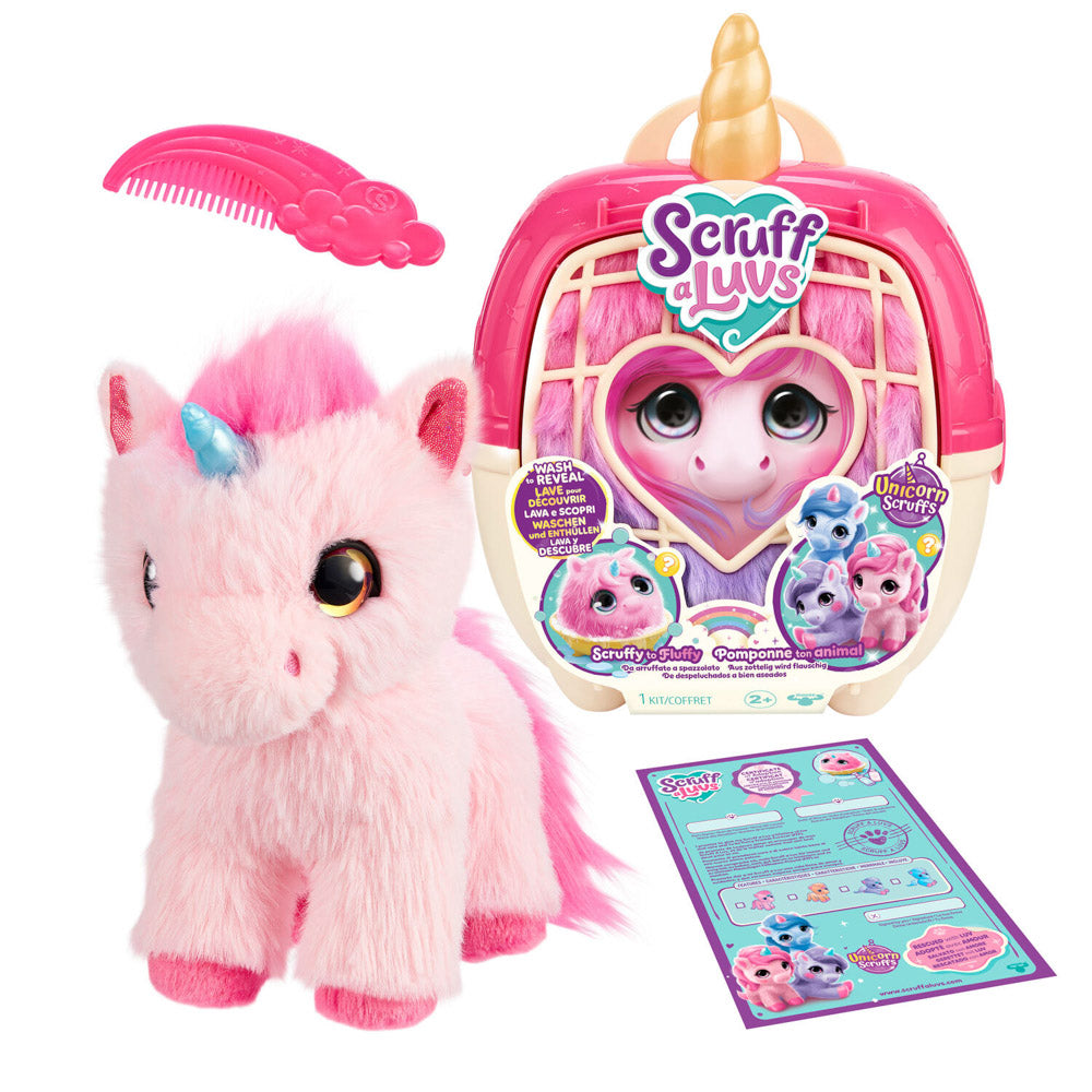Scruff a Luvs Mystery Rescue Plush Unicorn