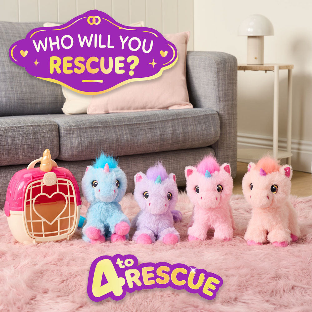 Scruff a Luvs Mystery Rescue Plush Unicorn