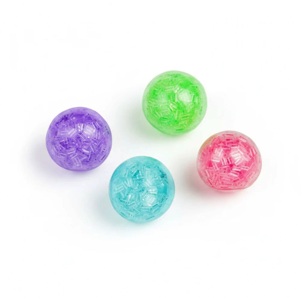 Scrunchems ASMR Crunch Ball squishy with beads inside.