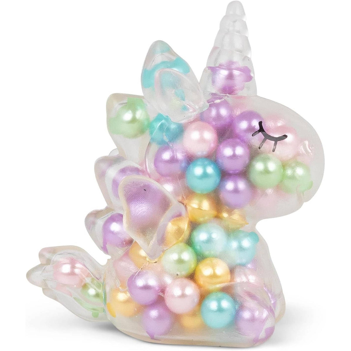 Scrunchems ASMR Rainbow Unicorn squishy fidget toy.