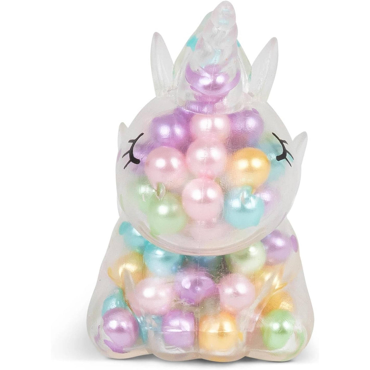 Scrunchems ASMR Rainbow Unicorn squishy fidget toy.