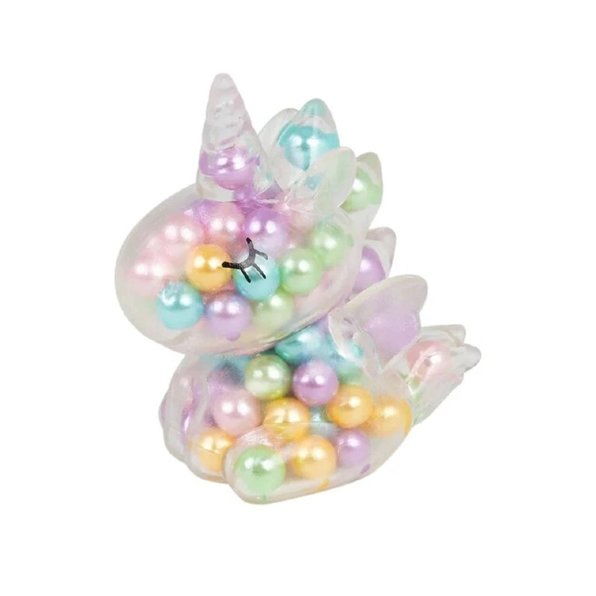 Scrunchems ASMR Rainbow Unicorn squishy fidget toy.