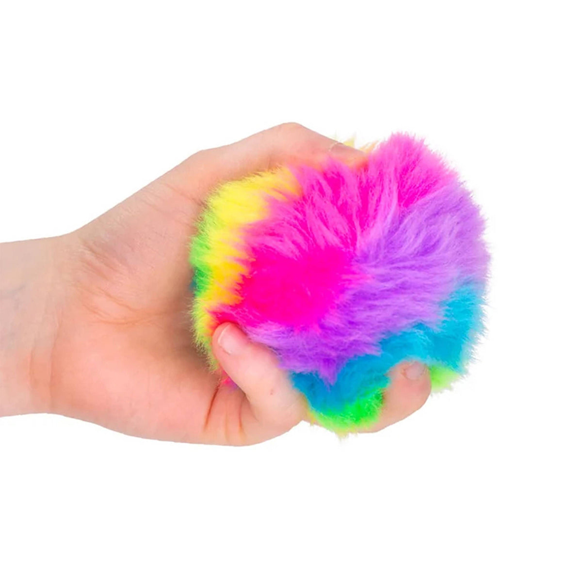 Scrunchems Furry Fluffy Sugar Ball squishy fidget toy.
