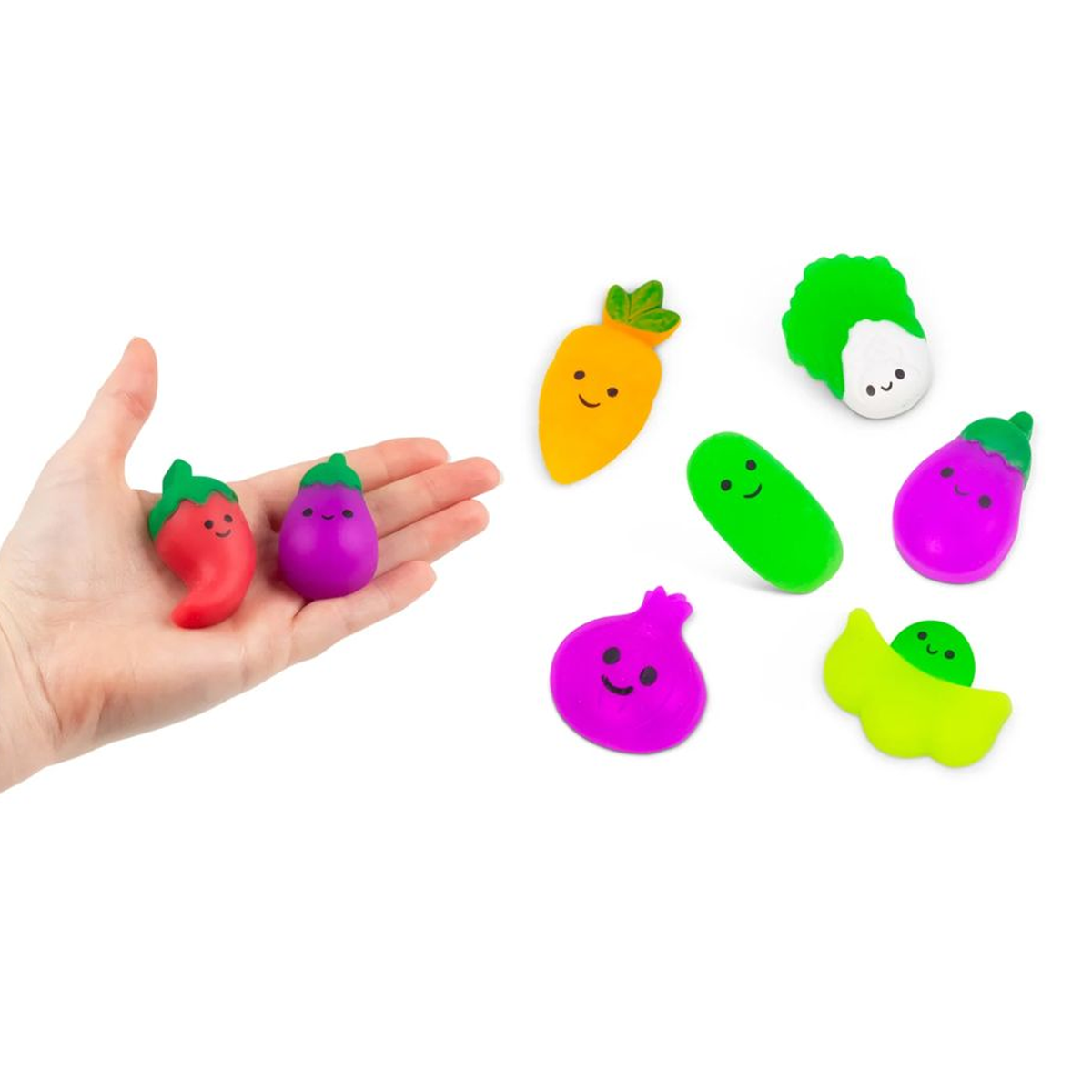 Scrunchems Squishy Buddies Vegtastic Veggies Assorted Styles