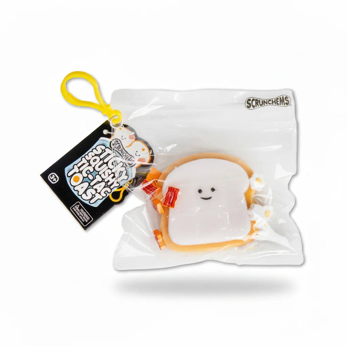 Scrunchems Sticky Squishy Tic Tac Toast squishies.