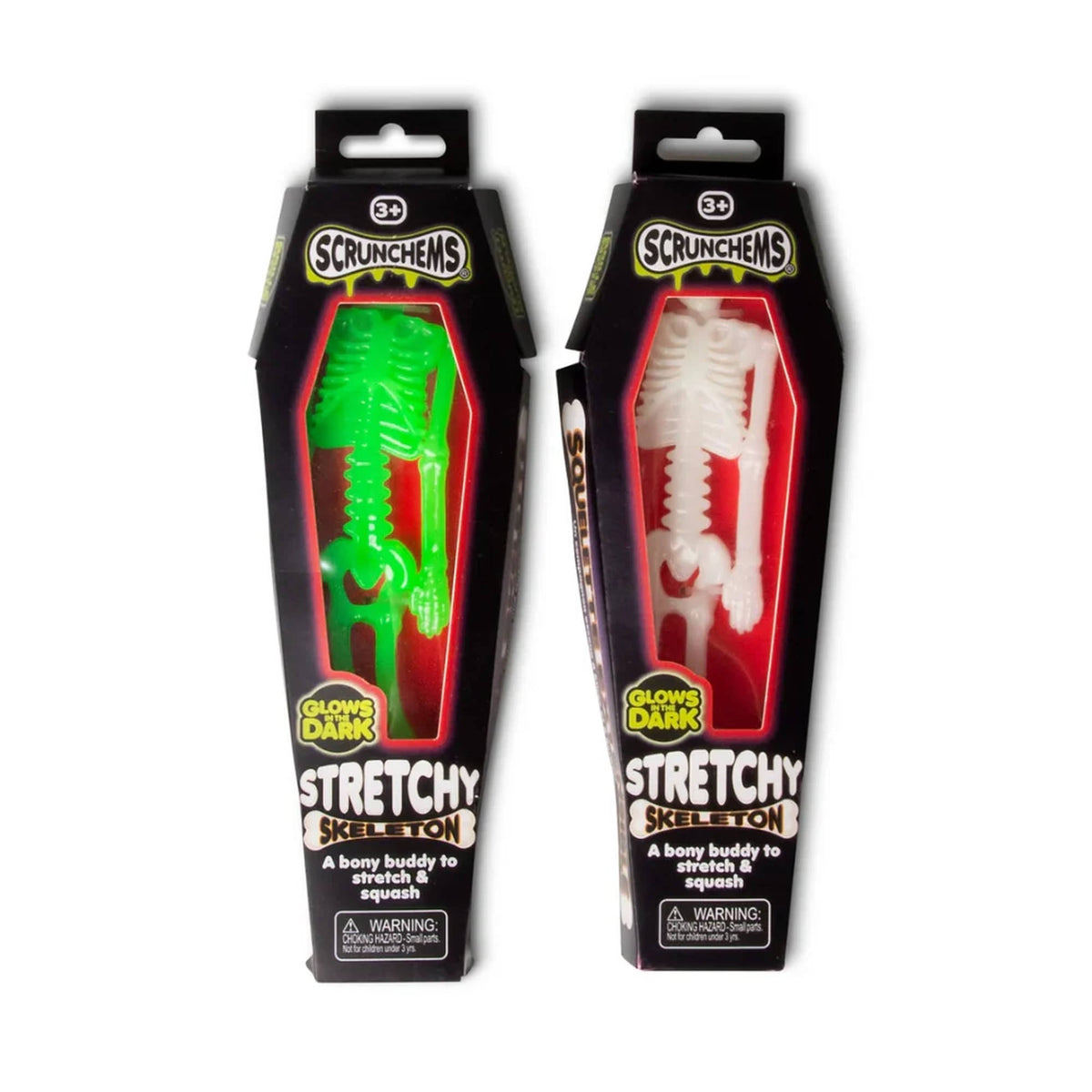 Scrunchems Stretchy Squishy Skeleton that glows in the dark - Assorted Styles.