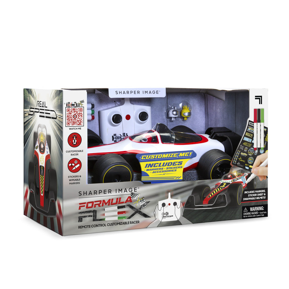 Sharper Image Formula Flex Racer Doodle Remote control car toy, in packaging