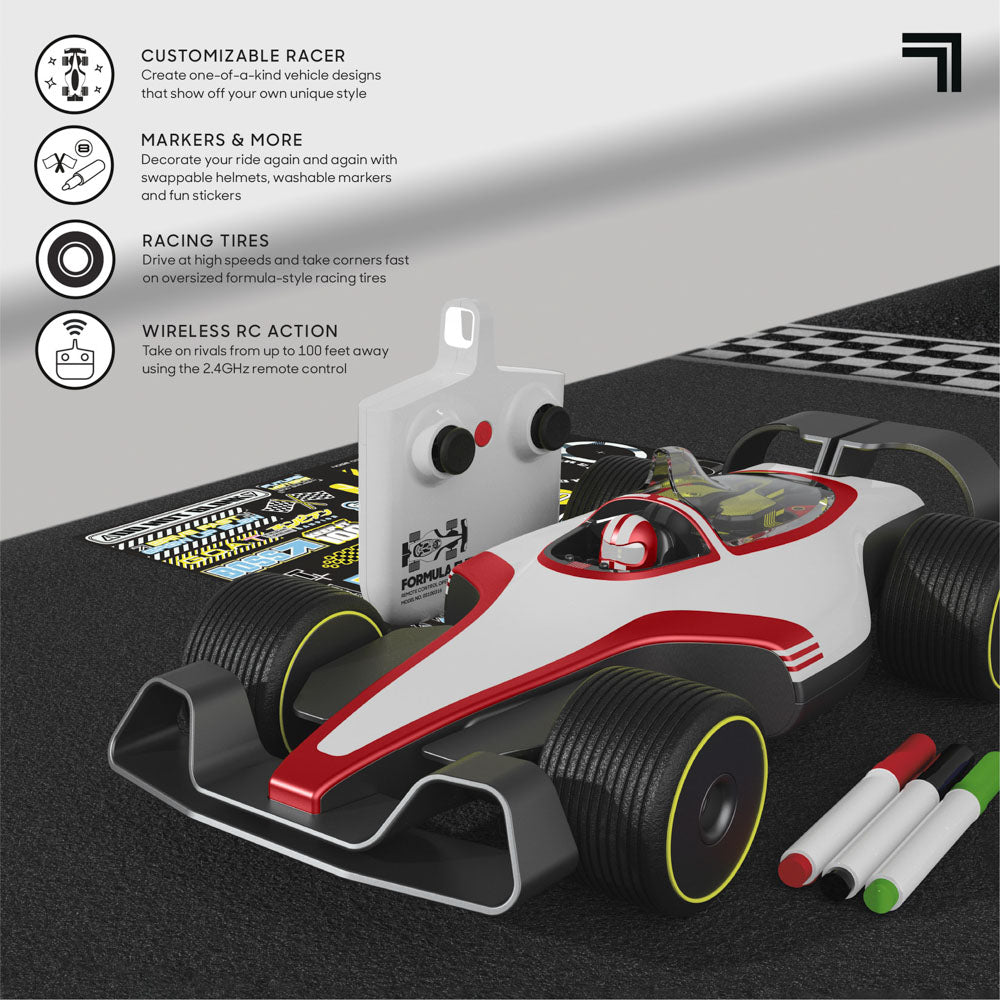 Sharper Image Formula Flex Racer Doodle Remote control car toy