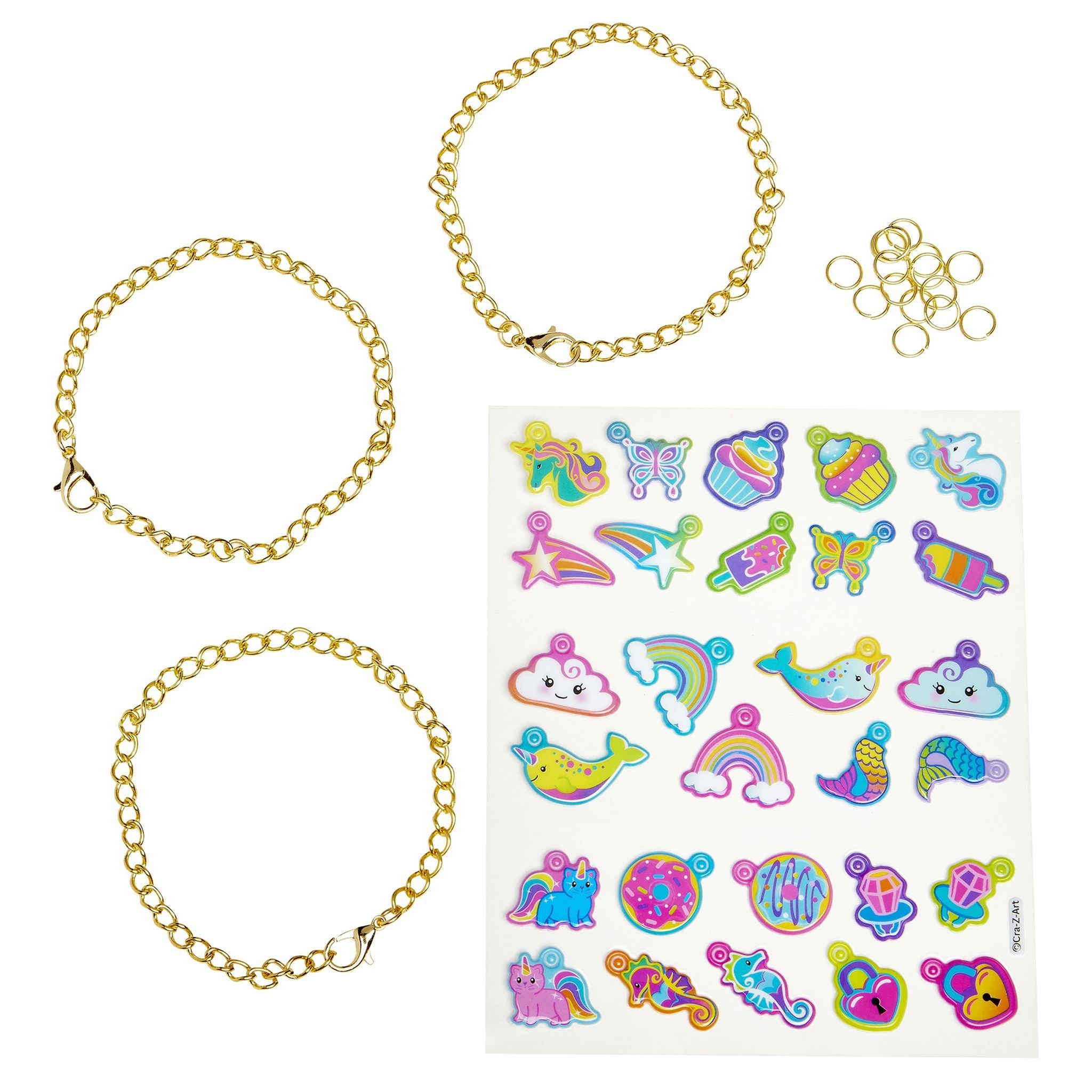 Cra-Z-Art Shimmer 'N Sparkle Design & Make Puffy Charm Bracelets