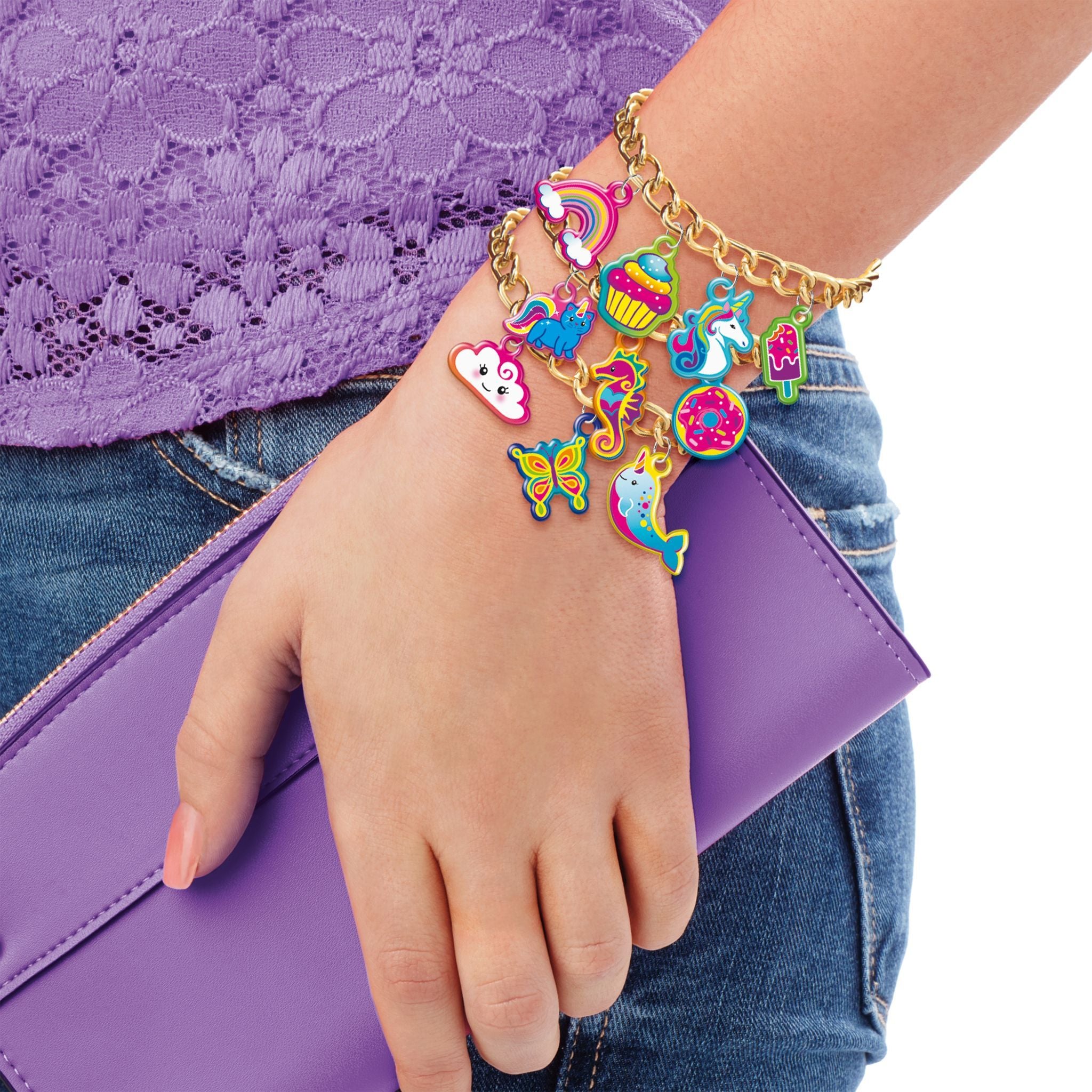 Cra-Z-Art Shimmer 'N Sparkle Design & Make Puffy Charm Bracelets