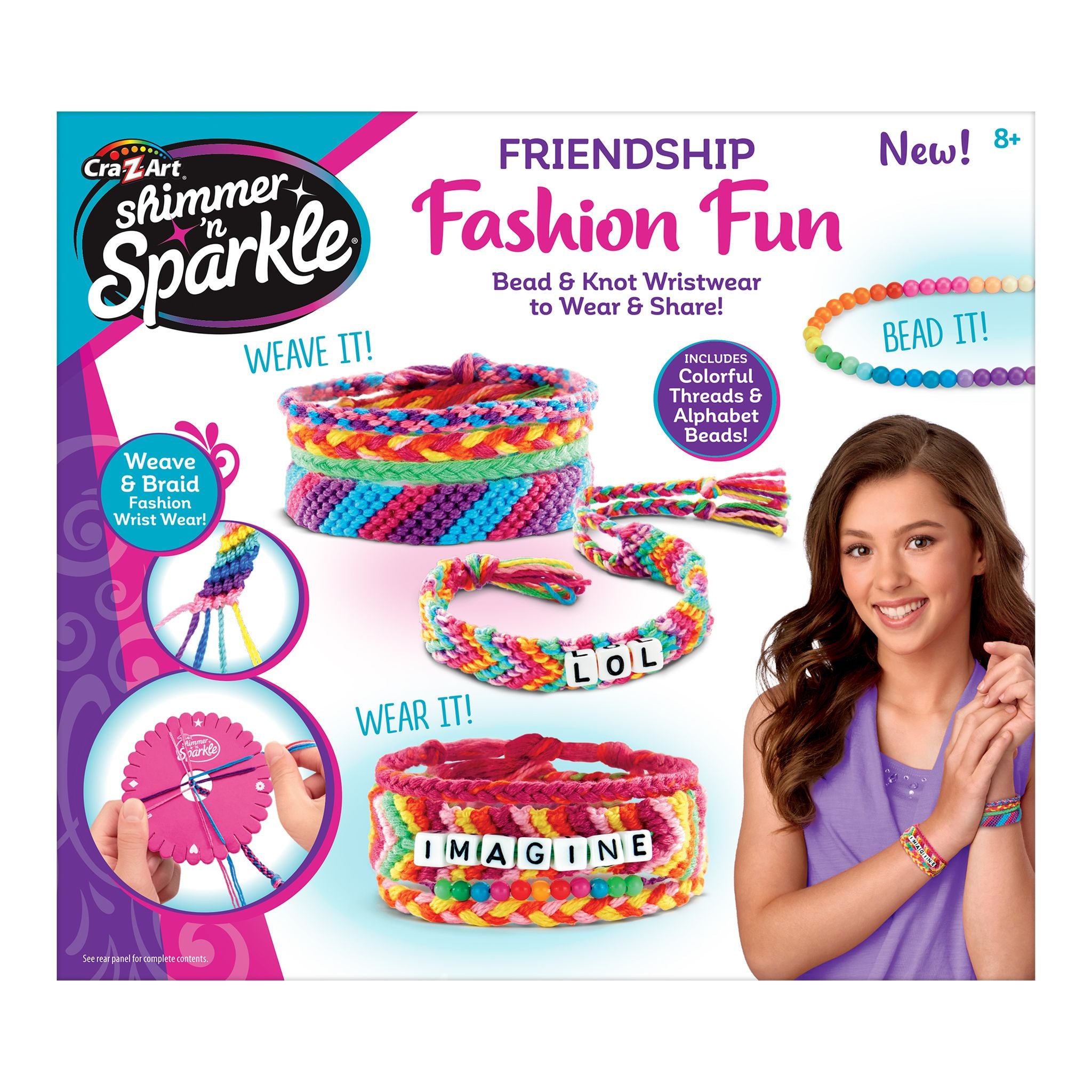 Cra-Z-Art Shimmer 'N Sparkle A to Z Fashion Bead Bracelets