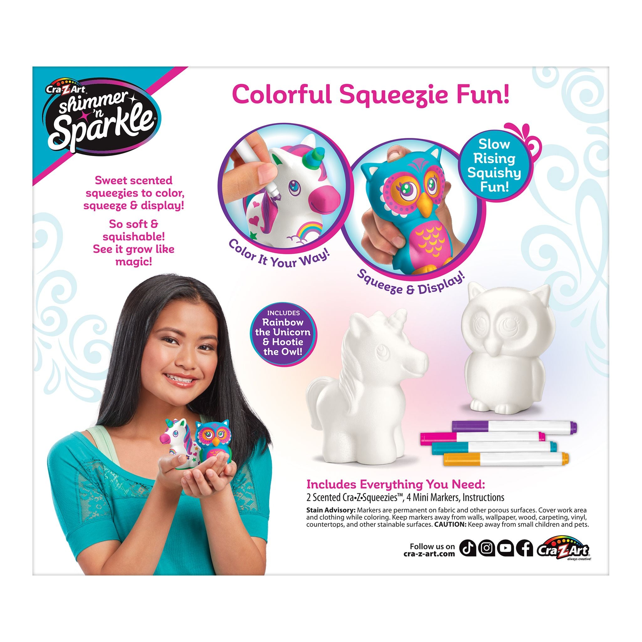Cra-Z-Art Shimmer 'N Sparkle Squeezie Fun
