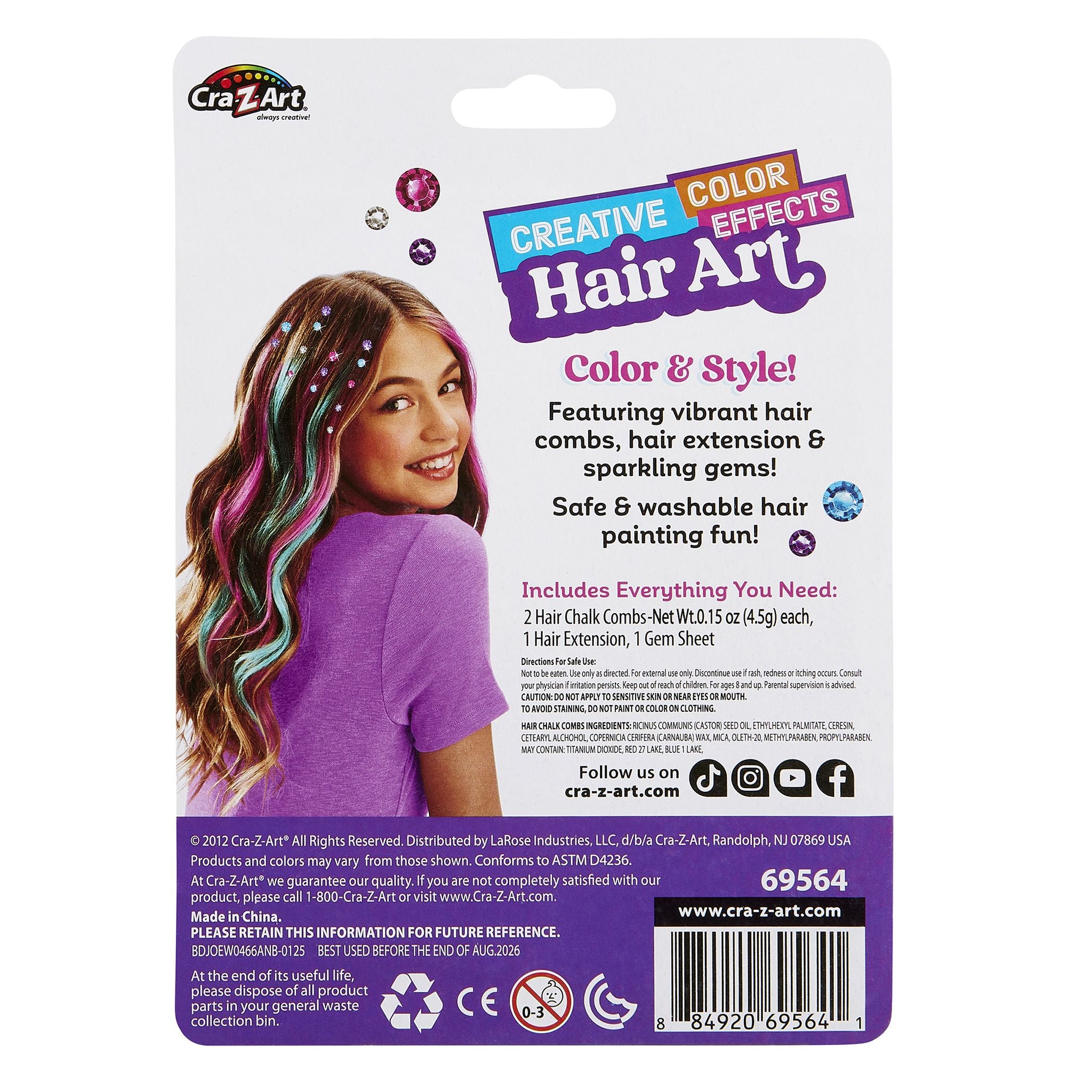 Cra-Z-Art Shimmer 'N Sparkle Color Effects Hair Art