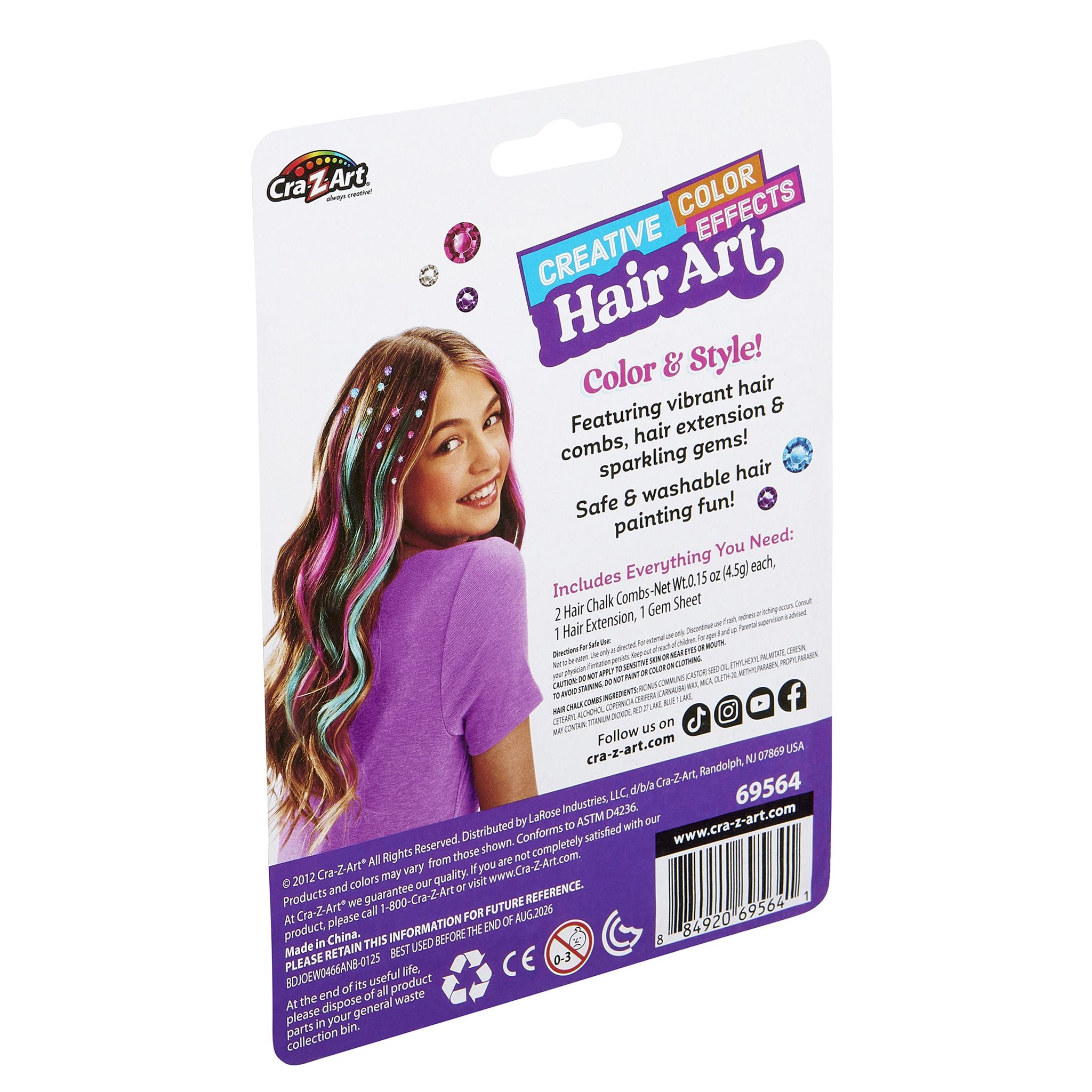 Cra-Z-Art Shimmer 'N Sparkle Color Effects Hair Art