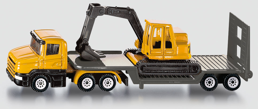 Siku 1611 Low Loader With Excavator - Toyworld NZ