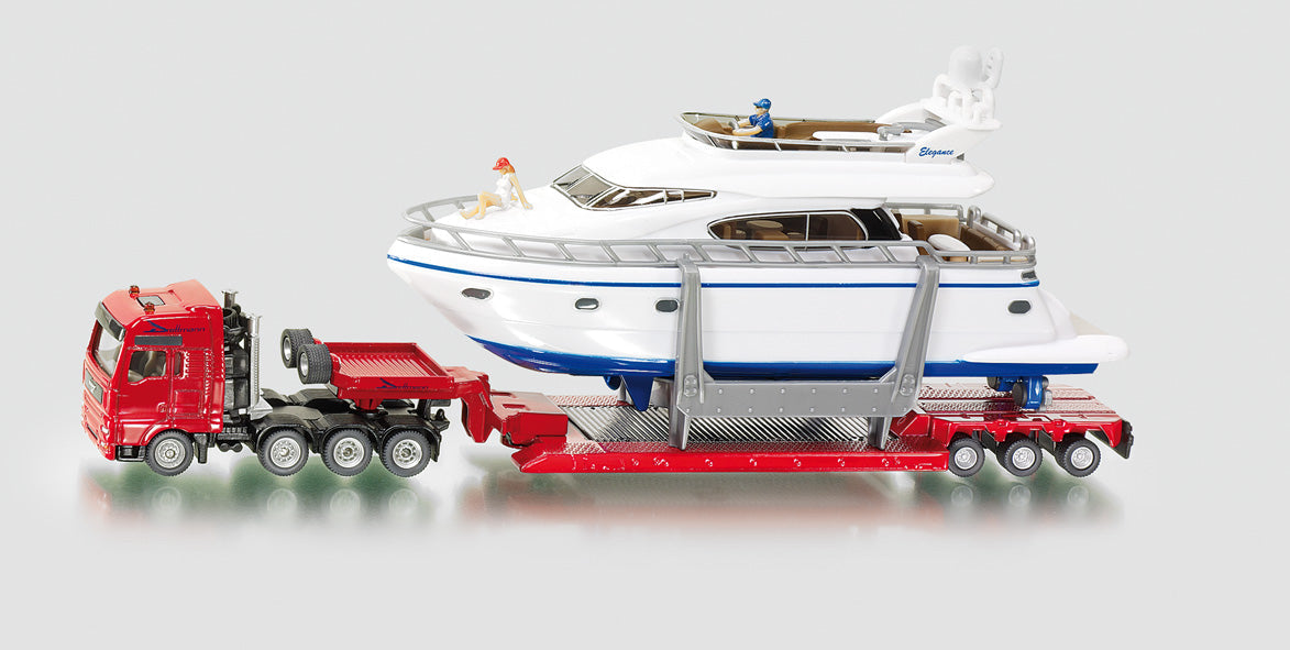 Siku 1849 1:87 Man TgA Heavy Haulage Transporter With Yacht