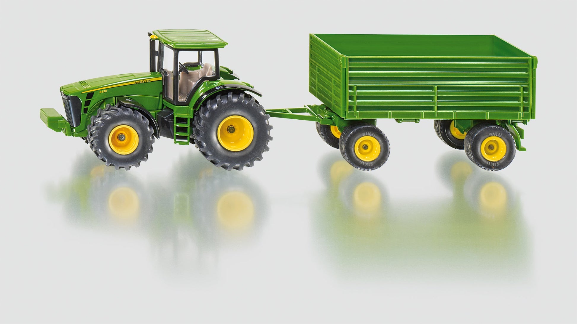 Siku 1953 1:50 John Deere 8430 Tractor With Tipping Trailer - Toyworld NZ