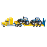 Siku 1805 1:87 Freightliner With 2 New Holland Tractors - Toyworld NZ