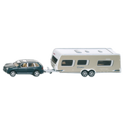 Siku 2542 1:55 Porsche Cayenne Car With Caravan