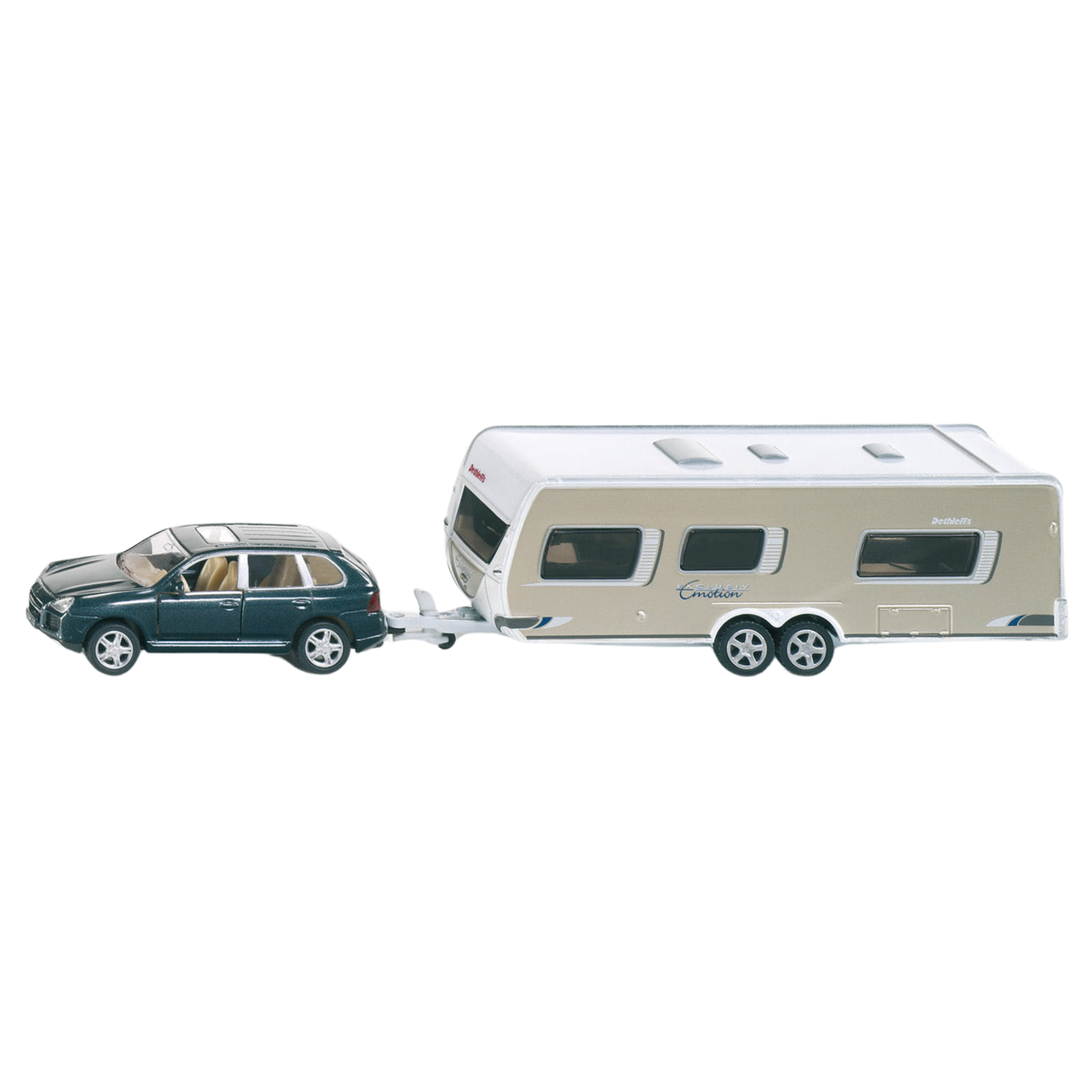 Siku 2542 1:55 Porsche Cayenne Car With Caravan