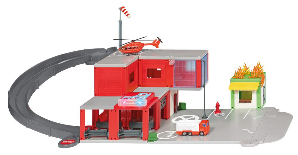 Siku 5508 Sikuworld Fire Station With Lights And Sounds