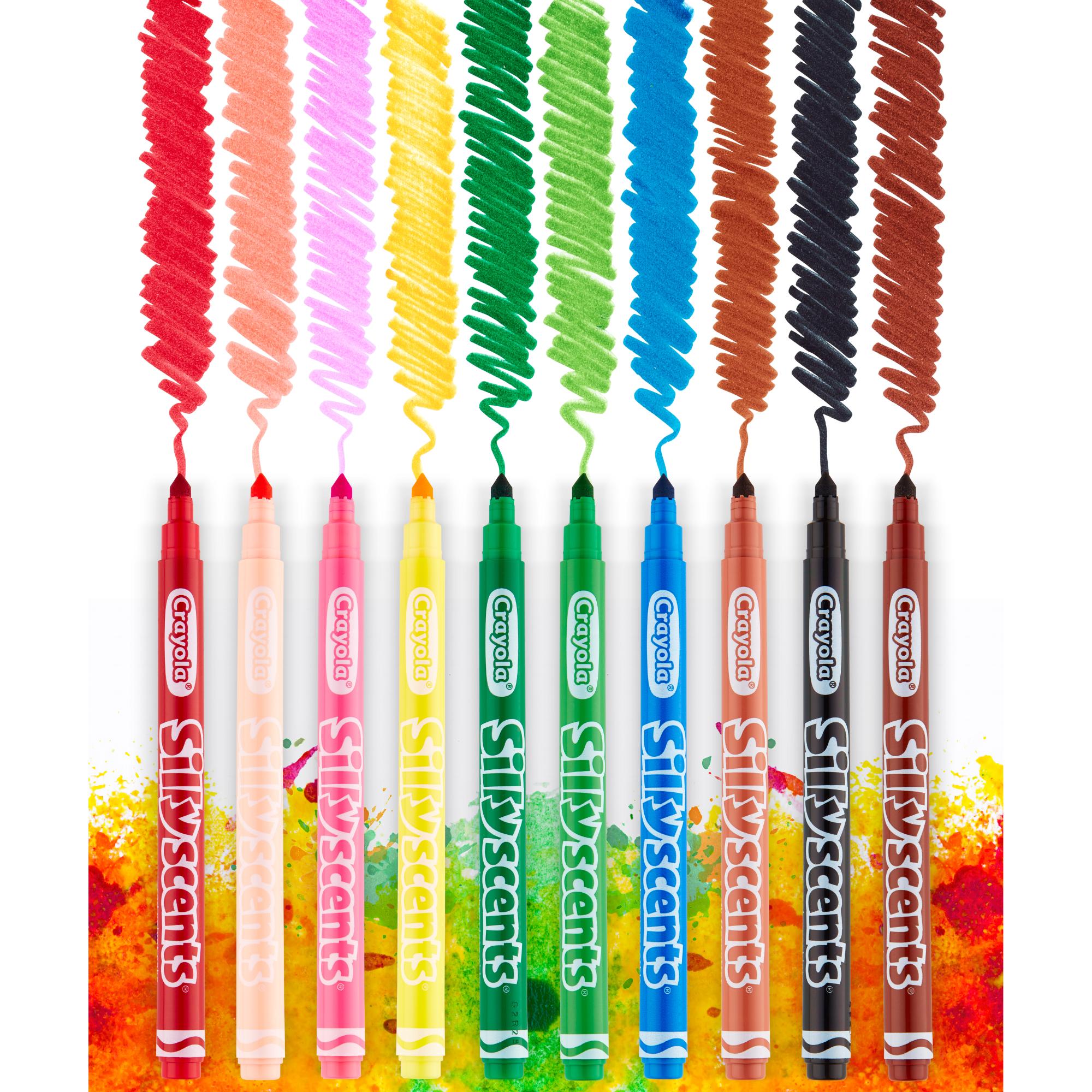 Crayola Silly Scents Smash Ups Slim Markers 10 Pack