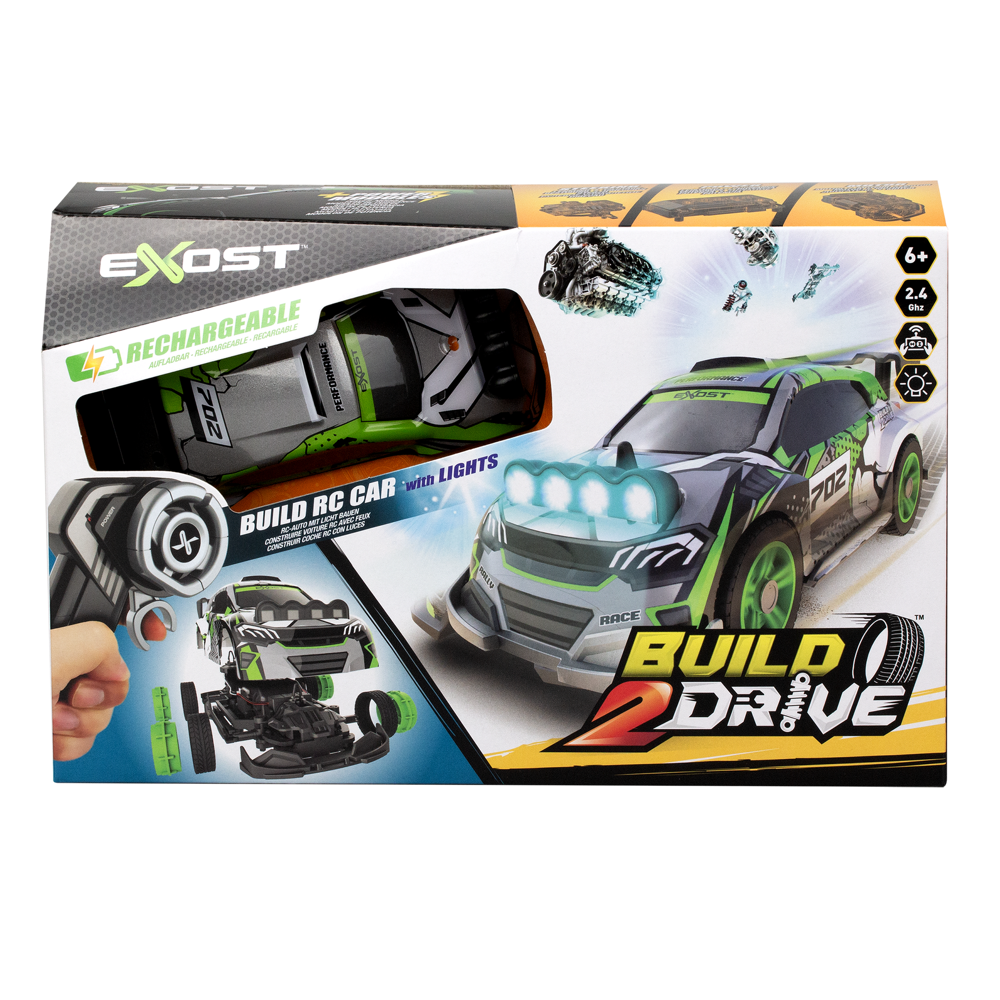 Silverlit Exost Build 2 Drive - Rally Spotlights